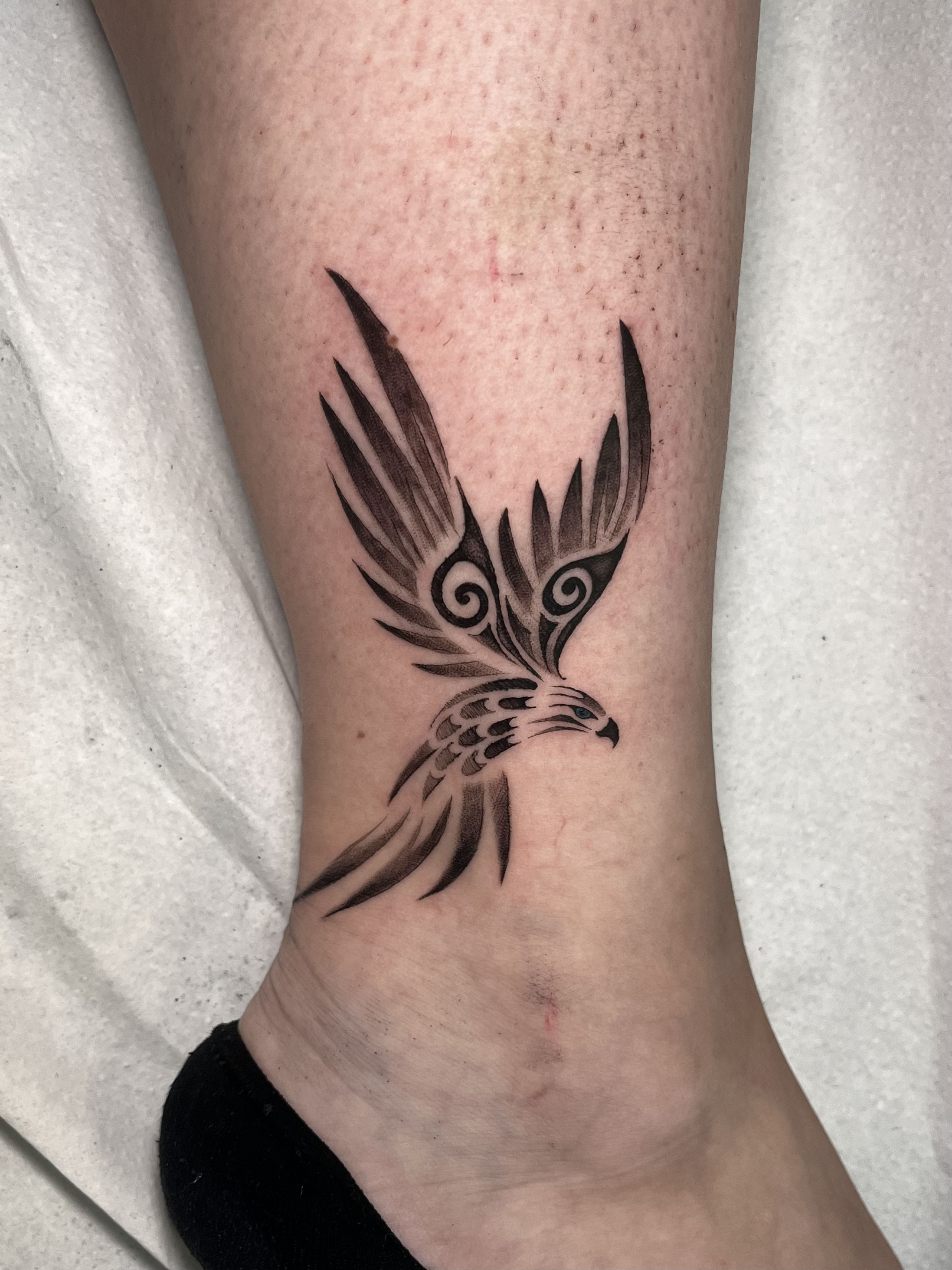 Blackwork abstract design