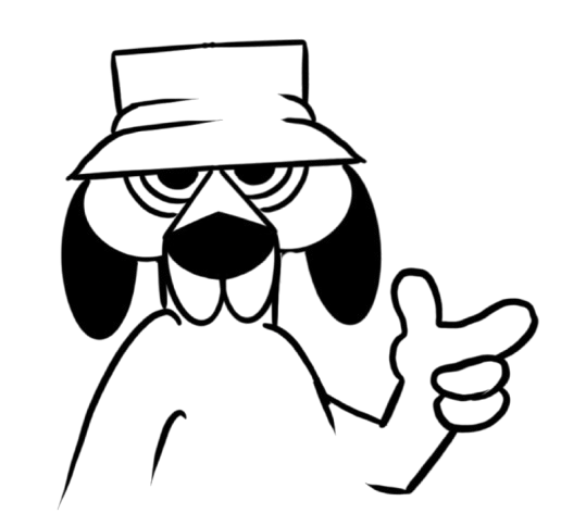 Kaos Tattoo Dog Logo